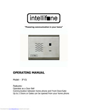 Intellifone IF-01 Operating Manual