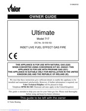Valor Ultimate 717 Owner's Manual