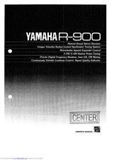 Yamaha R-900 Owner's Manual