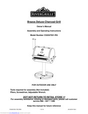 RiverGrille Brazos Deluxe CG2047001-RG Owner's Manual