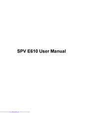 Amoi SPV E610 User Manual