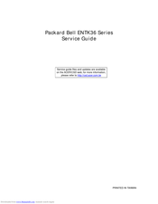 Packard Bell ENTK36 Series Service Manual