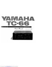 Yamaha TC-66 Owner's Manual