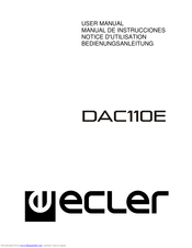 Ecler DAC110E User Manual