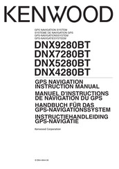 Kenwood DNX4280BT Instruction Manual