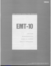 Yamaha EMT-10 User Manual