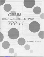 Yamaha YPP-15 Owner's Manual