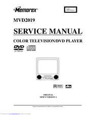 Memorex MVD2019 Service Manual