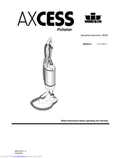 Axcess 1.012-063.0 Operating Instructions Manual