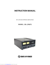 Tokyo hy-power HL-2.5KFX Manuals | ManualsLib
