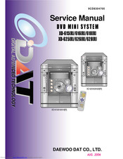 Daewoo XD-628 Service Manual
