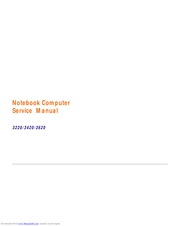 Clevo 3220 Service Manual