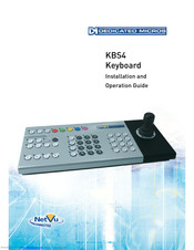 Dedicated Micros KBS4 Installation And Operation Manual