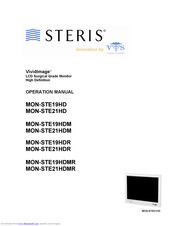 Steris VividImage MON-STE19HD Operation Manual