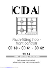 CDA CD 62 User Operating Instructions Manual