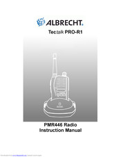 Albrecht Tectalk PRO-R1 PMR446 Instruction Manual