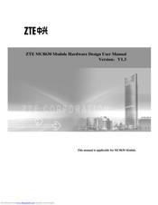 ZTE MC8630 User Manual