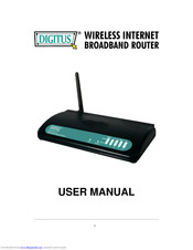 Digitus Wireless Internet Broadband User Manual