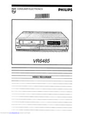 Philips VR6485 Operating Instructions Manual