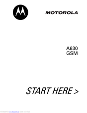 Motorola A630 Owner's Manual
