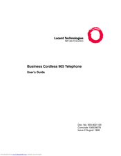 Lucent Technologies 905 User Manual