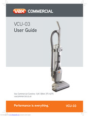 Vax VCU-03 User Manual