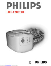 Philips HD 4209 Operating Instructions Manual