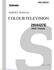 Toshiba 29VH27E Service Manual