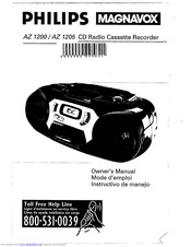 Philips/Magnavox AZ1200 Owner's Manual