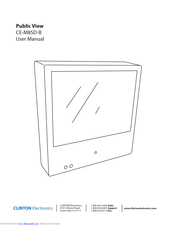 Clinton Electronics Public View CE-M8SD-B User Manual