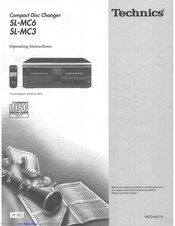 Panasonic SLMC3 - COMPACT DISC CHANGER Operating Instructions Manual