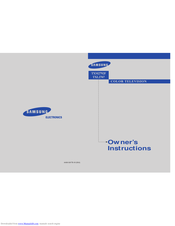 Samsung TXL 2767 Owner's Instructions Manual