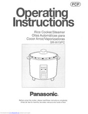 Panasonic SR-W15PC Operating Instructions Manual