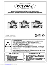 Outback SE Assembly And Operating Instructions Manual