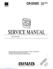 AIWA CR-DX501 Service Manual