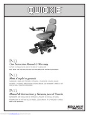 Quickie P-11 Instruction Manual