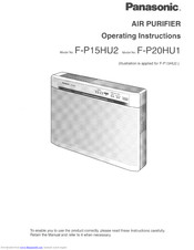 Panasonic F-P15HU2 Operating Instructions Manual
