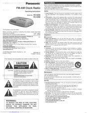 Panasonic RC-6299 Operating Instructions