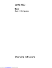 AEG Santo 2302 i Operating Instructions Manual