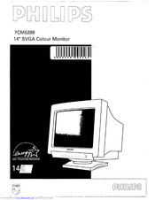 Philips 7CM5289 Operating Instructions Manual