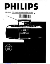 Philips AZ 8245 Operating Instructions Manual