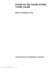 AEG 110 DK Operating Instructions Manual