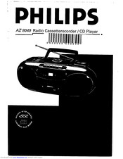 Philips AZ 8049 Operating Instructions Manual