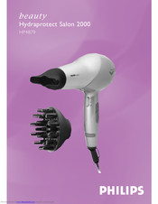 Philips Hydraprotect Salon 2000 HP4879 User Manual