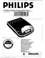Philips AZ 6850 Instructions For Use Manual