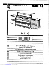 Philips D 8188 Instructions Manual