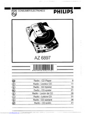 Philips AZ 6897 Operating Instructions Manual