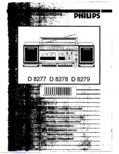 Philips D 8279 Instructions Manual