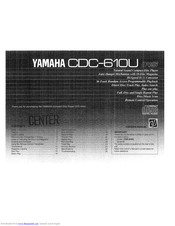 Yamaha CDC-610U Owner's Manual