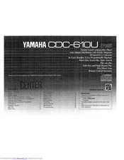 Yamaha CDC-610U Owner's Manual